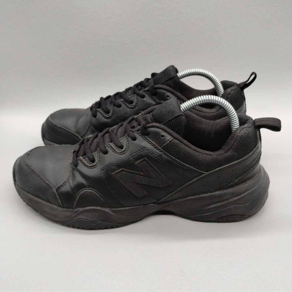New Balance 609v3 Mens Triple  Black Leather Training Sneakers Size 9 D‎ Shoes